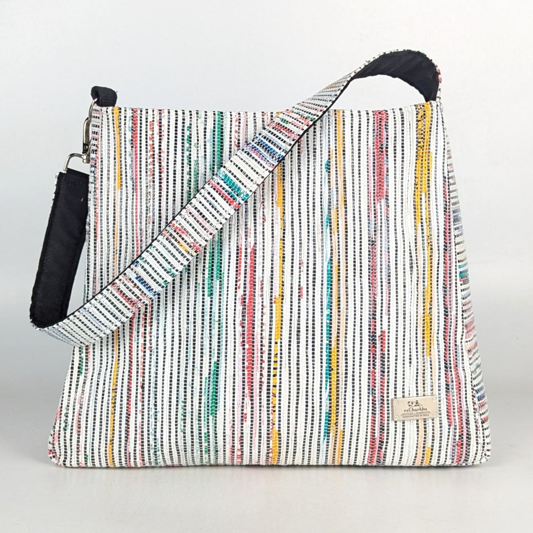 Upcycled Handcrafted Trapeze Tote (TT1025-005) PS_W