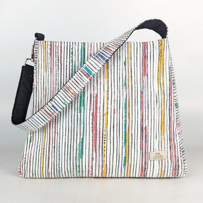 Upcycled Handcrafted Trapeze Tote (TT1025-005) PS_W