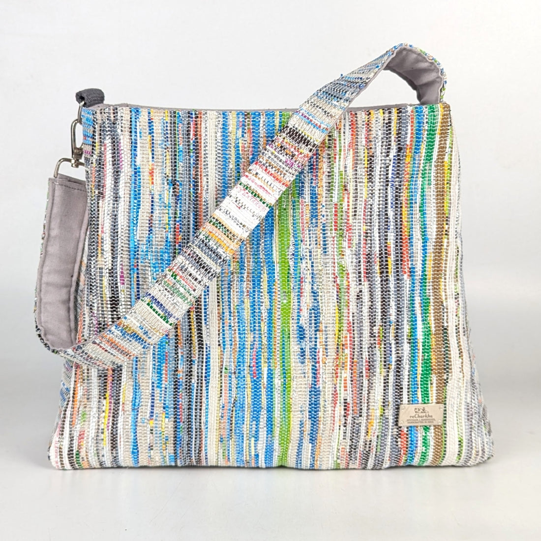 Upcycled Handcrafted Trapeze Tote (TT1025-006) PS_W