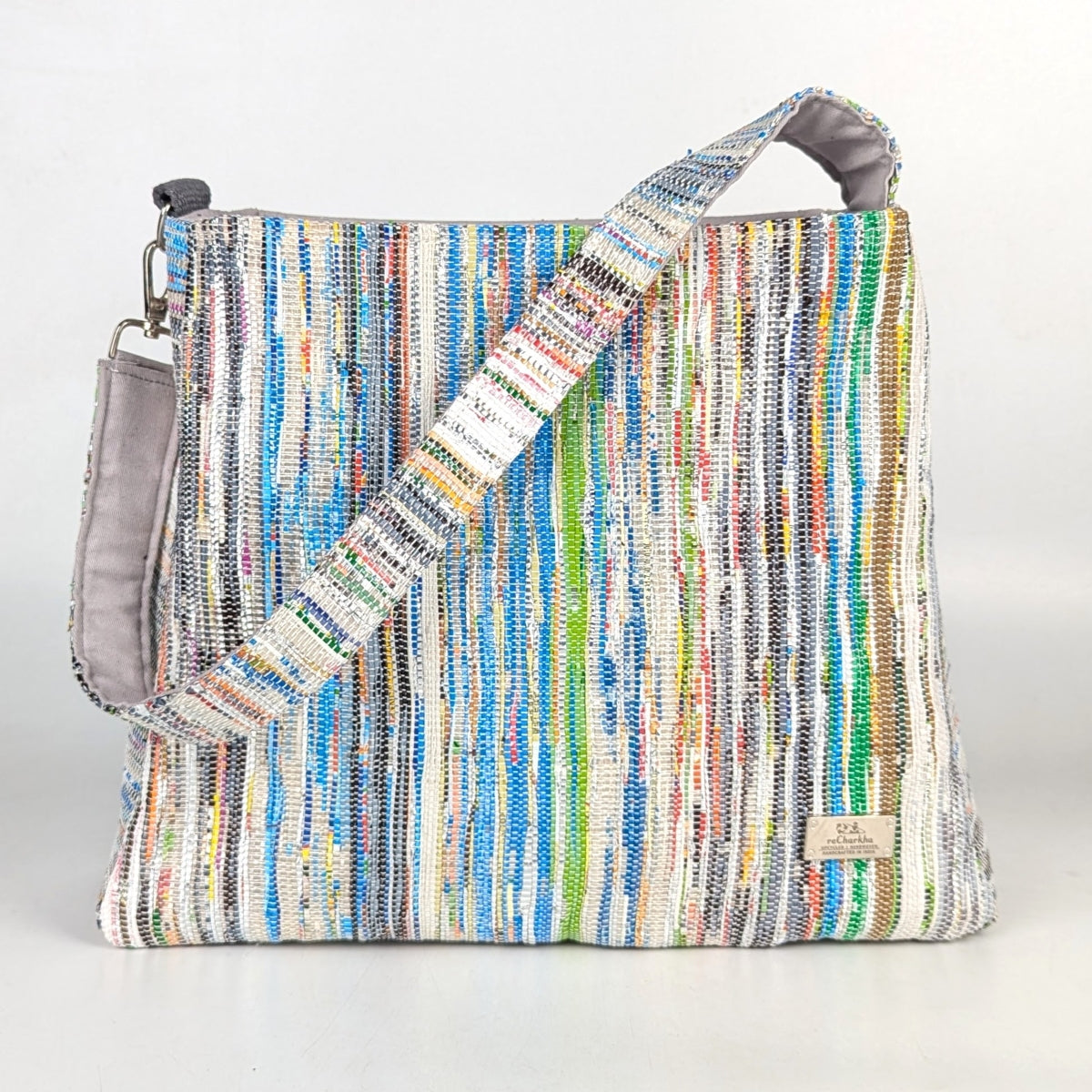 Upcycled Handcrafted Trapeze Tote (TT1025-006) PS_W