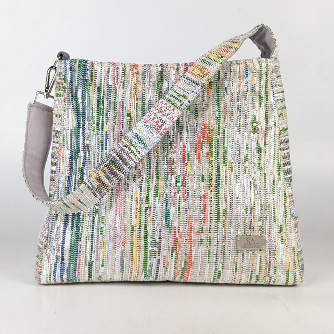 Upcycled Handcrafted Trapeze Tote (TT1125-007) PS_W