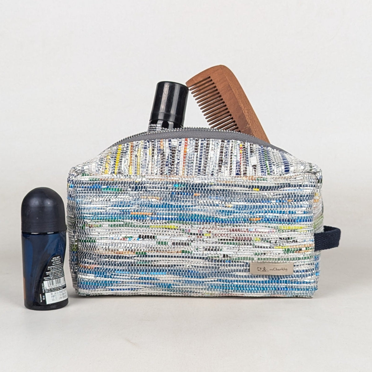 Upcycled Handcrafted Travel Pouch (TK0326-008) PS_W