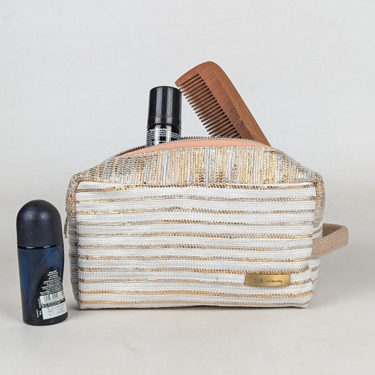 Upcycled Handcrafted Travel Pouch (TK0326-011) PS_W