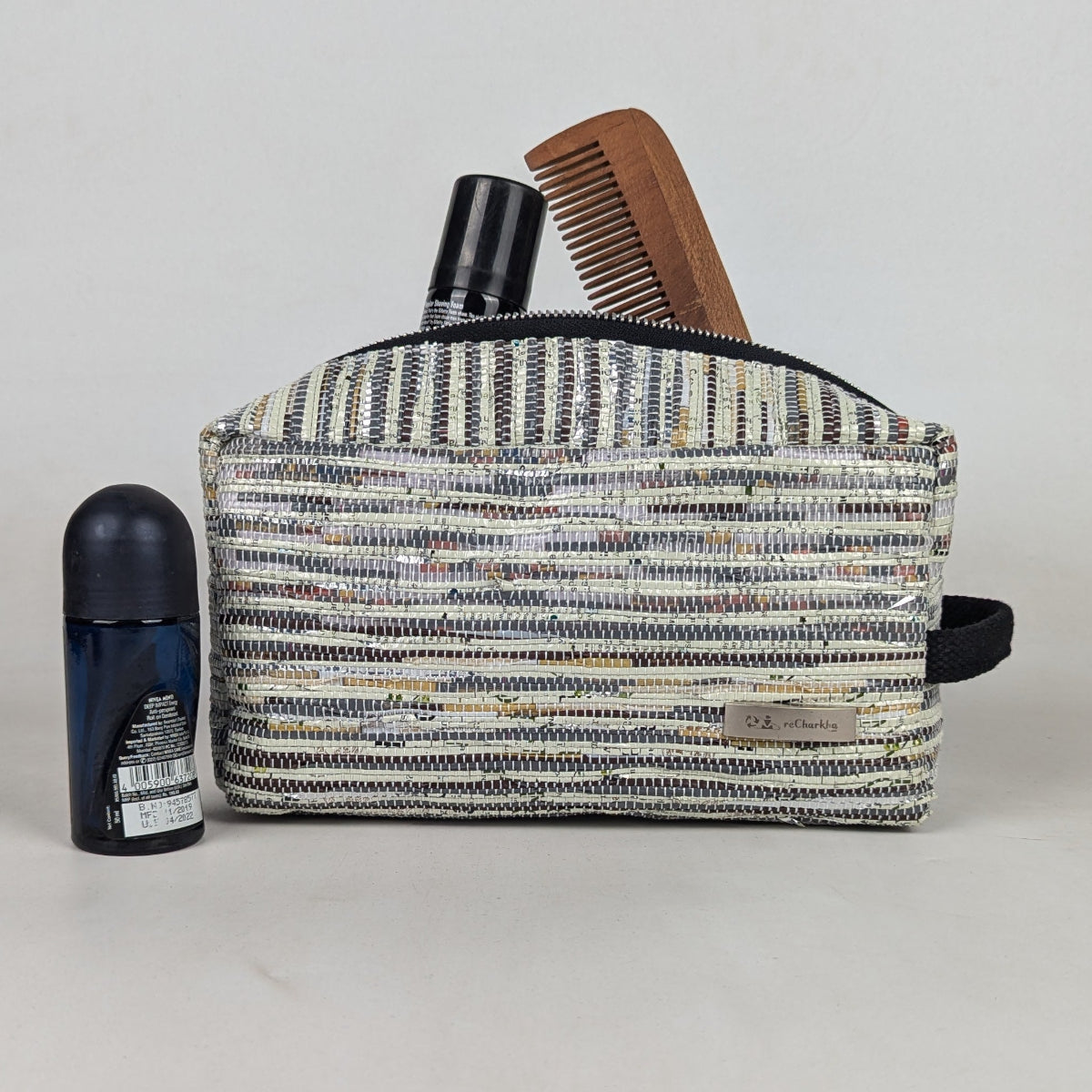 Upcycled Handcrafted Travel Pouch (TK0326-015) PS_W