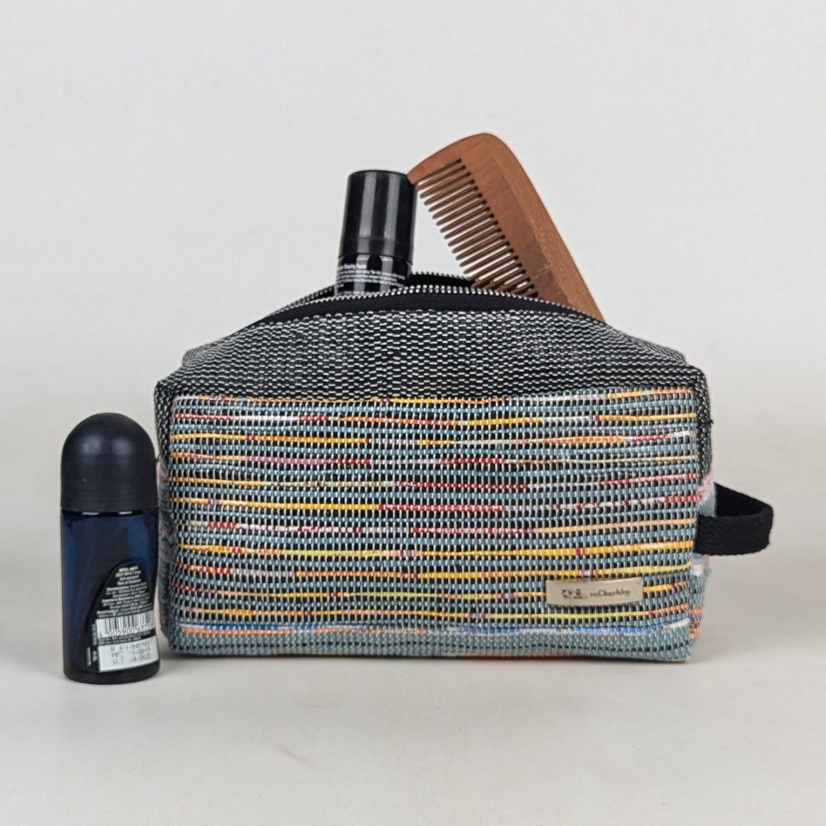 Upcycled Handcrafted Travel Pouch (TK0326-016) PS_W