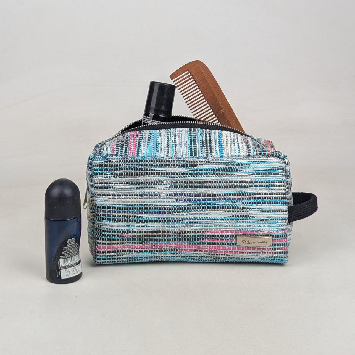Upcycled Handcrafted Travel Pouch (TK0526-011) PS_W