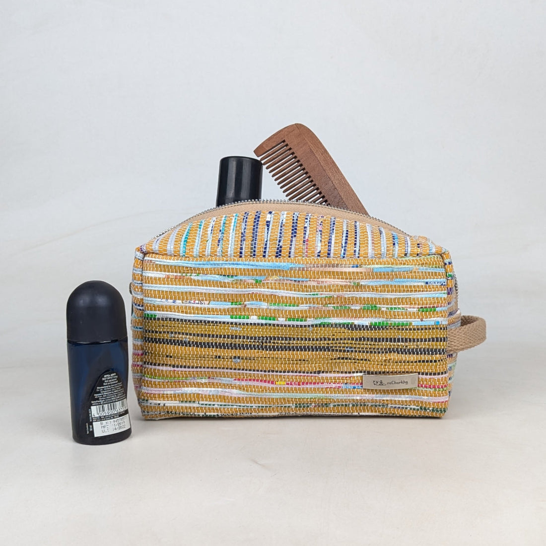 Upcycled Handcrafted Travel Pouch (TK0526-021) PS_W