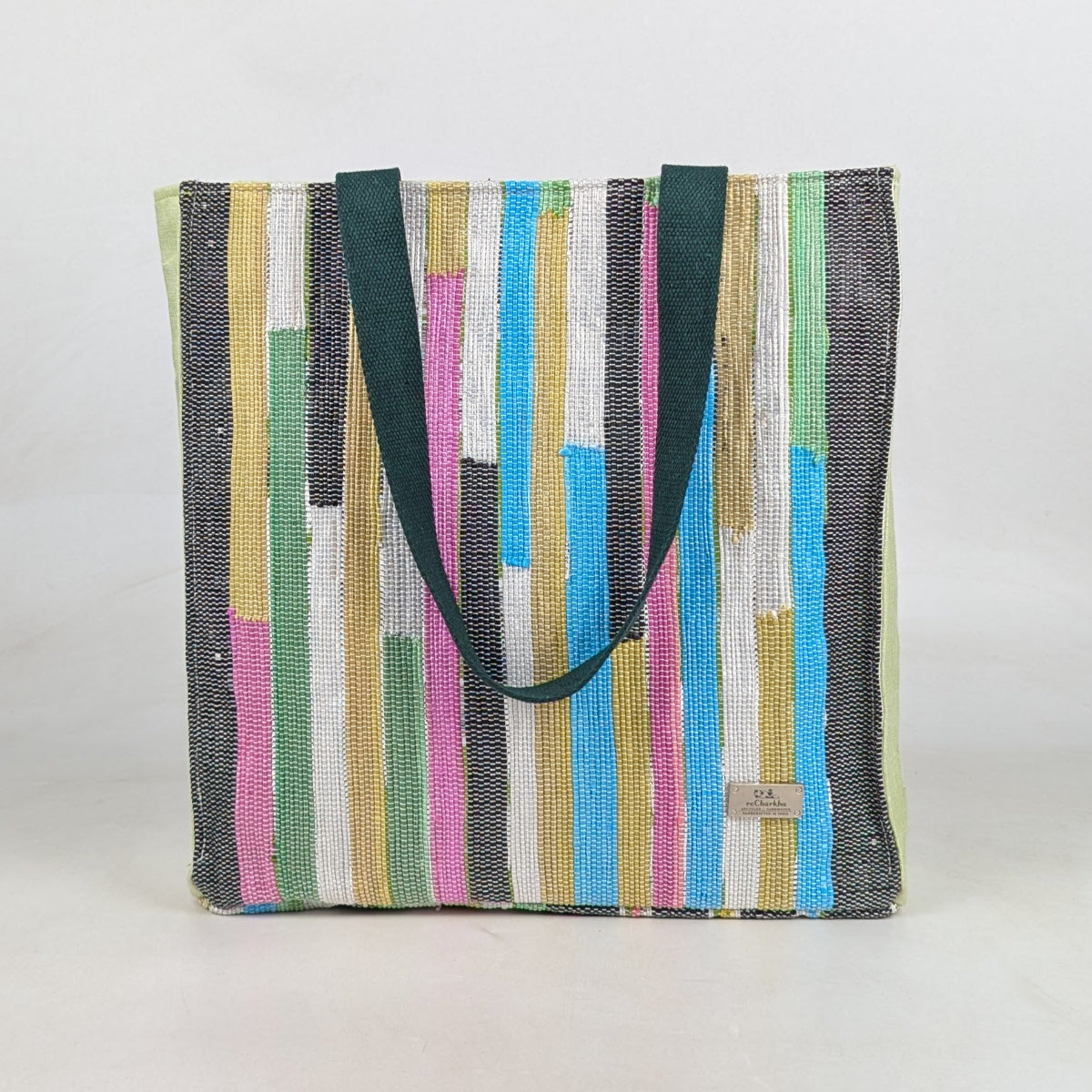 Upcycled Handcrafted Urban Tote (UT0626-005) [for 14" laptop]