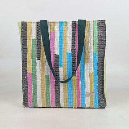 Upcycled Handcrafted Urban Tote (UT0626-005) [for 14" laptop]