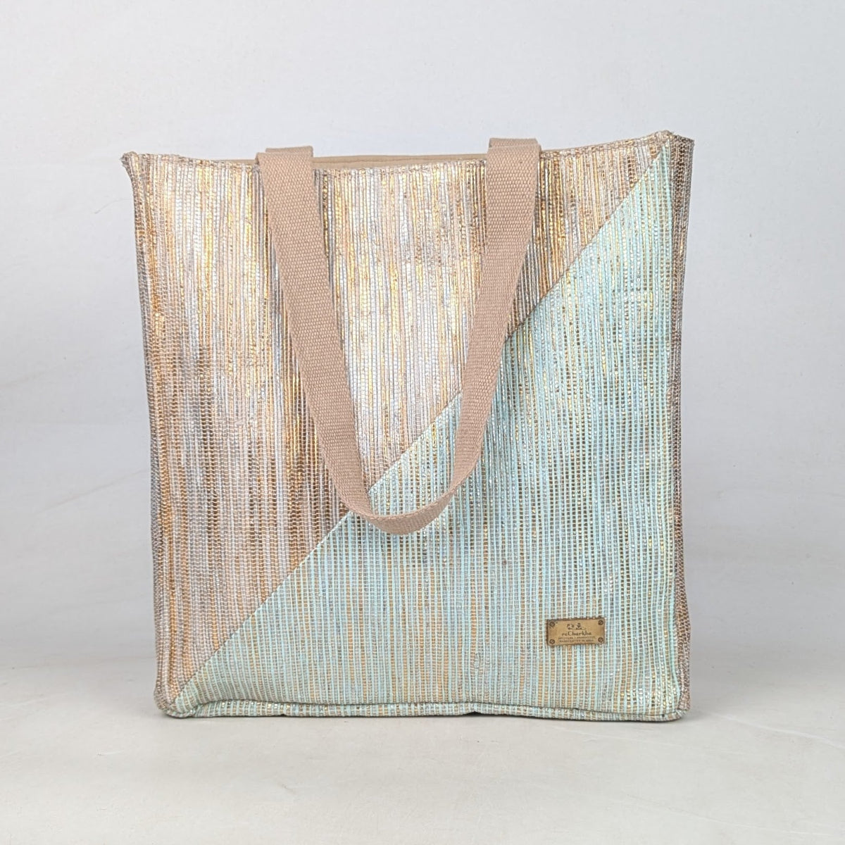 Upcycled Handcrafted Urban Tote (UT0826-001) [for 14" laptop]