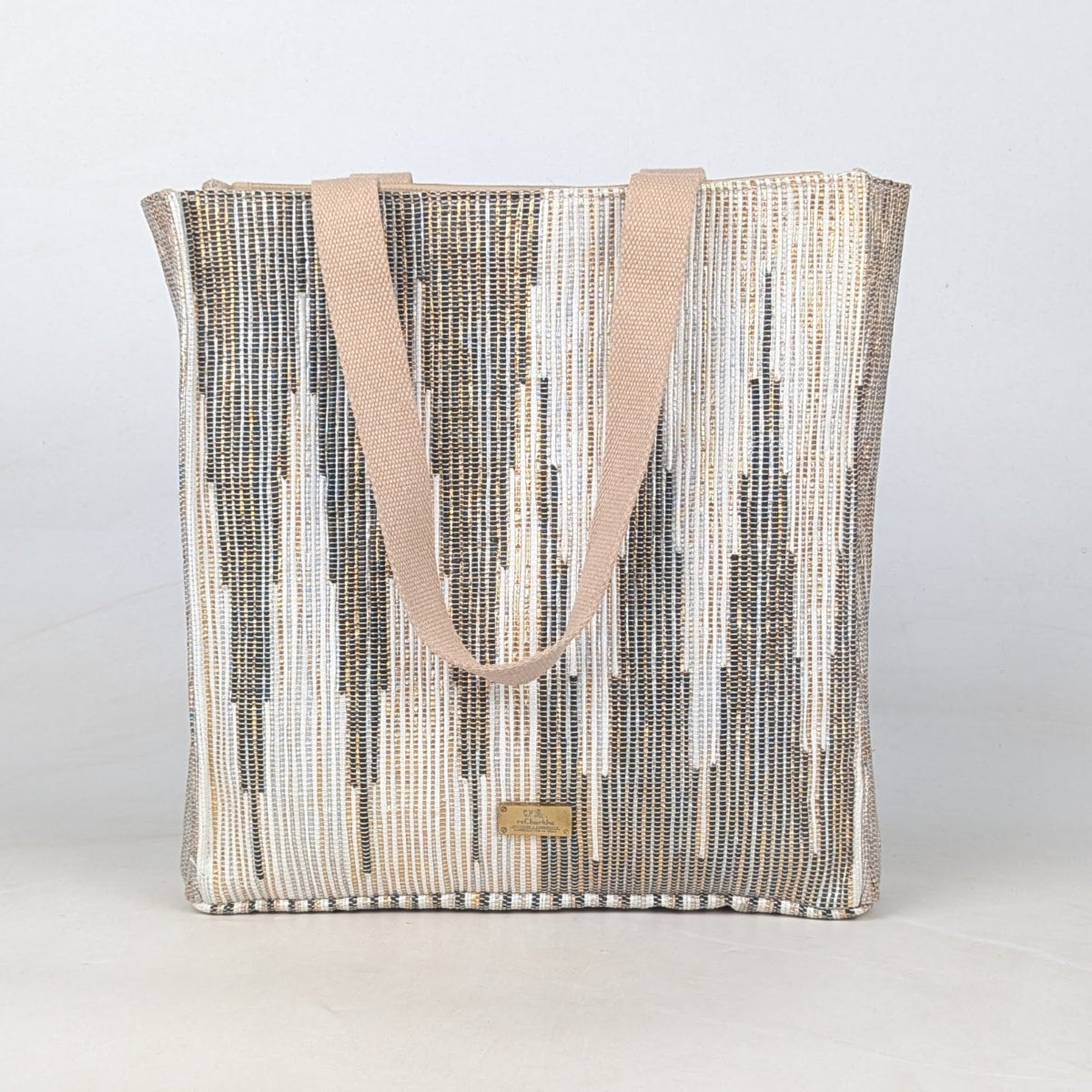 Upcycled Handcrafted Urban Tote (UT0826-003) [for 14" laptop]