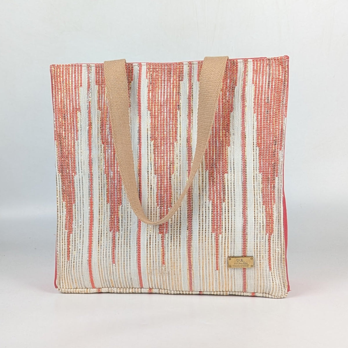 Upcycled Handcrafted Urban Tote (UT0926-009) [for 14" laptop]