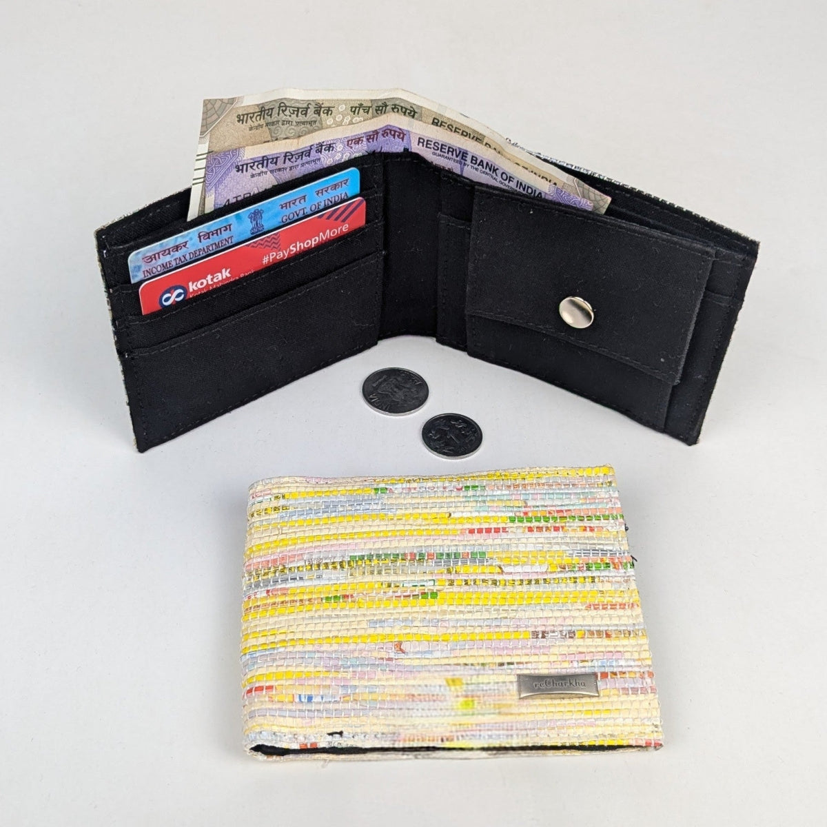 Upcycled Handcrafted Wallet (W0226-003) PS_W