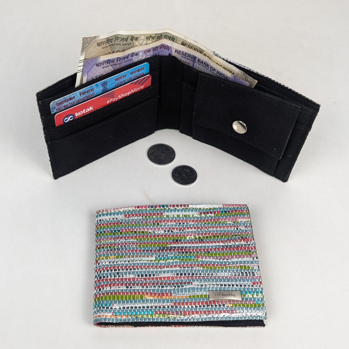 Upcycled Handcrafted Wallet (W0226-005) PS_W