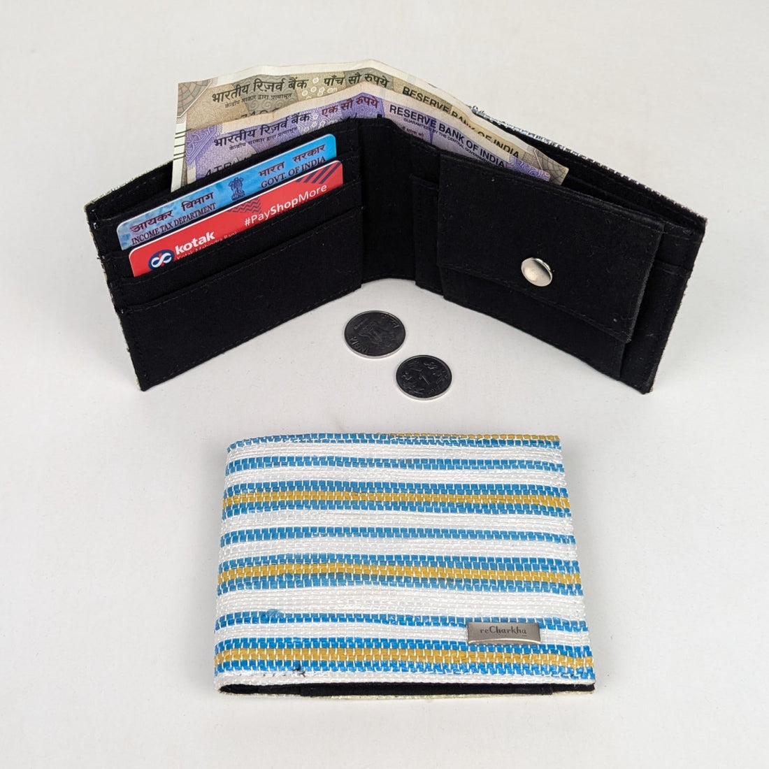 Upcycled Handcrafted Wallet (W0226-008) PS_W