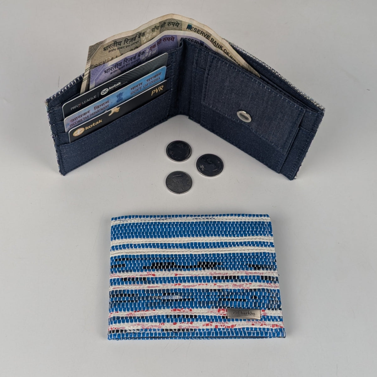 Upcycled Handcrafted Wallet (W0525-001) PS_W