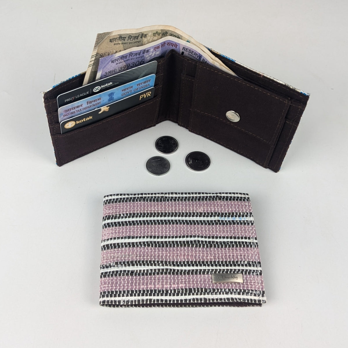 Upcycled Handcrafted Wallet (W0525-002) PS_W