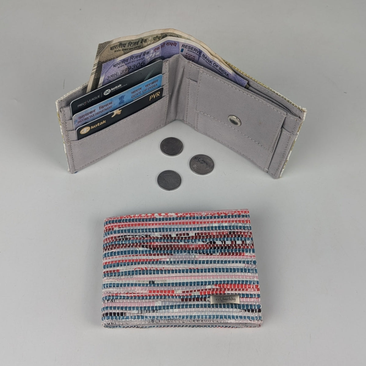 Upcycled Handcrafted Wallet (W0525-008) PS_W