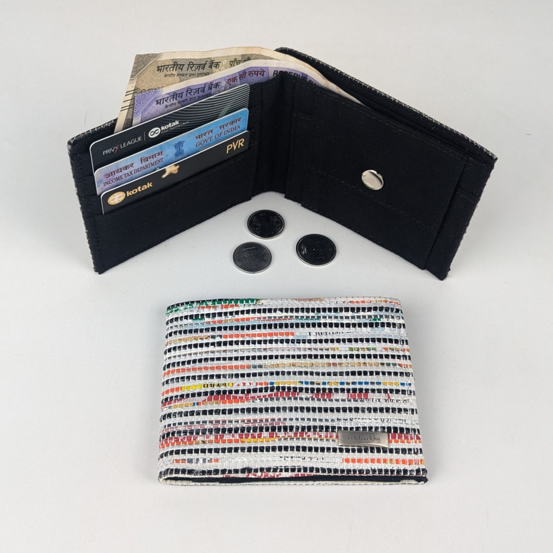 Upcycled Handcrafted Wallet (W0525-029) PS_W