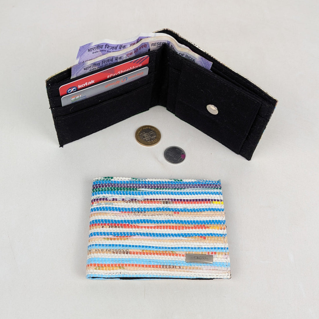 Upcycled Handcrafted Wallet (W0726-001) 