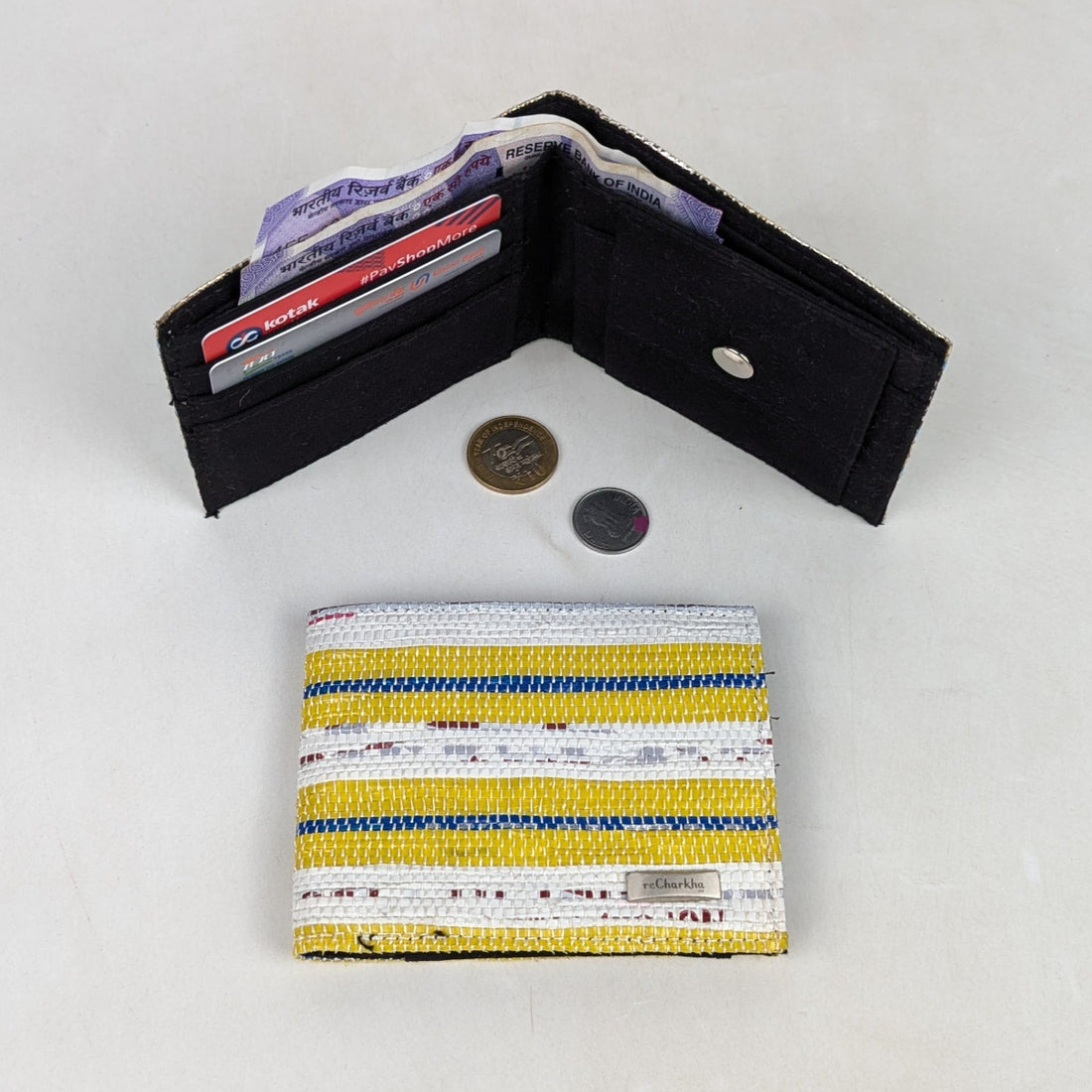 Upcycled Handcrafted Wallet (W0726-006) 
