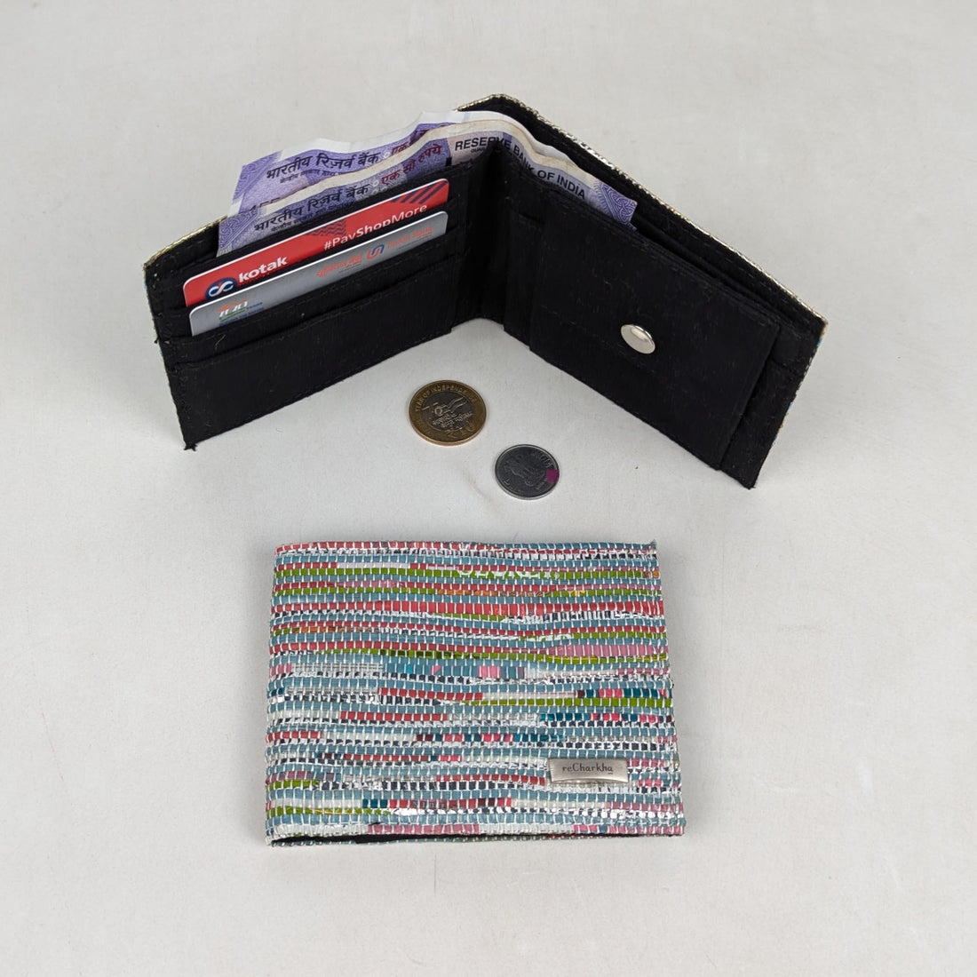 Upcycled Handcrafted Wallet (W0726-009) 