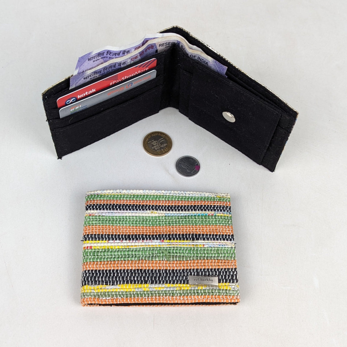 Upcycled Handcrafted Wallet (W0726-010) 