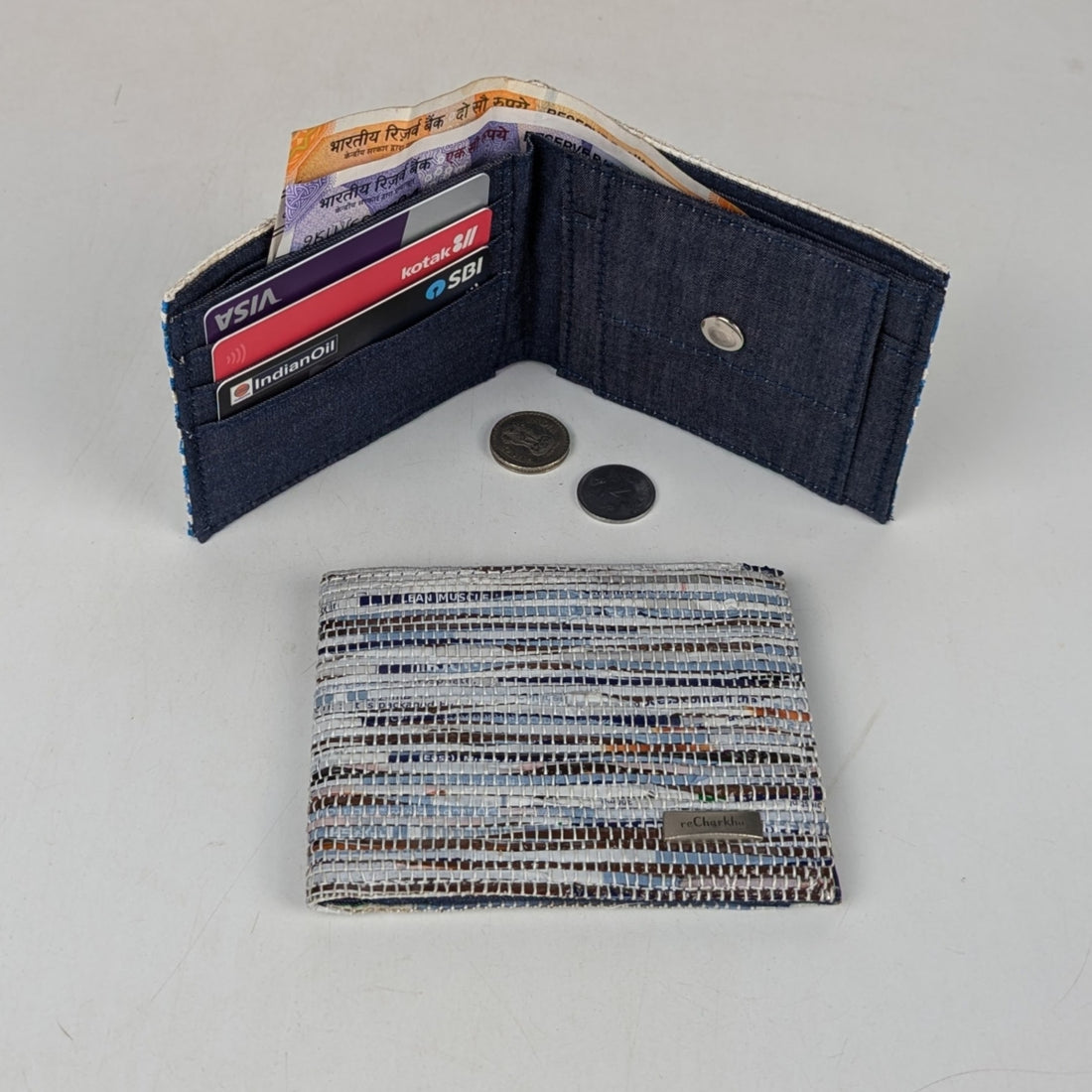 Upcycled Handcrafted Wallet (W0825-001) PS_W