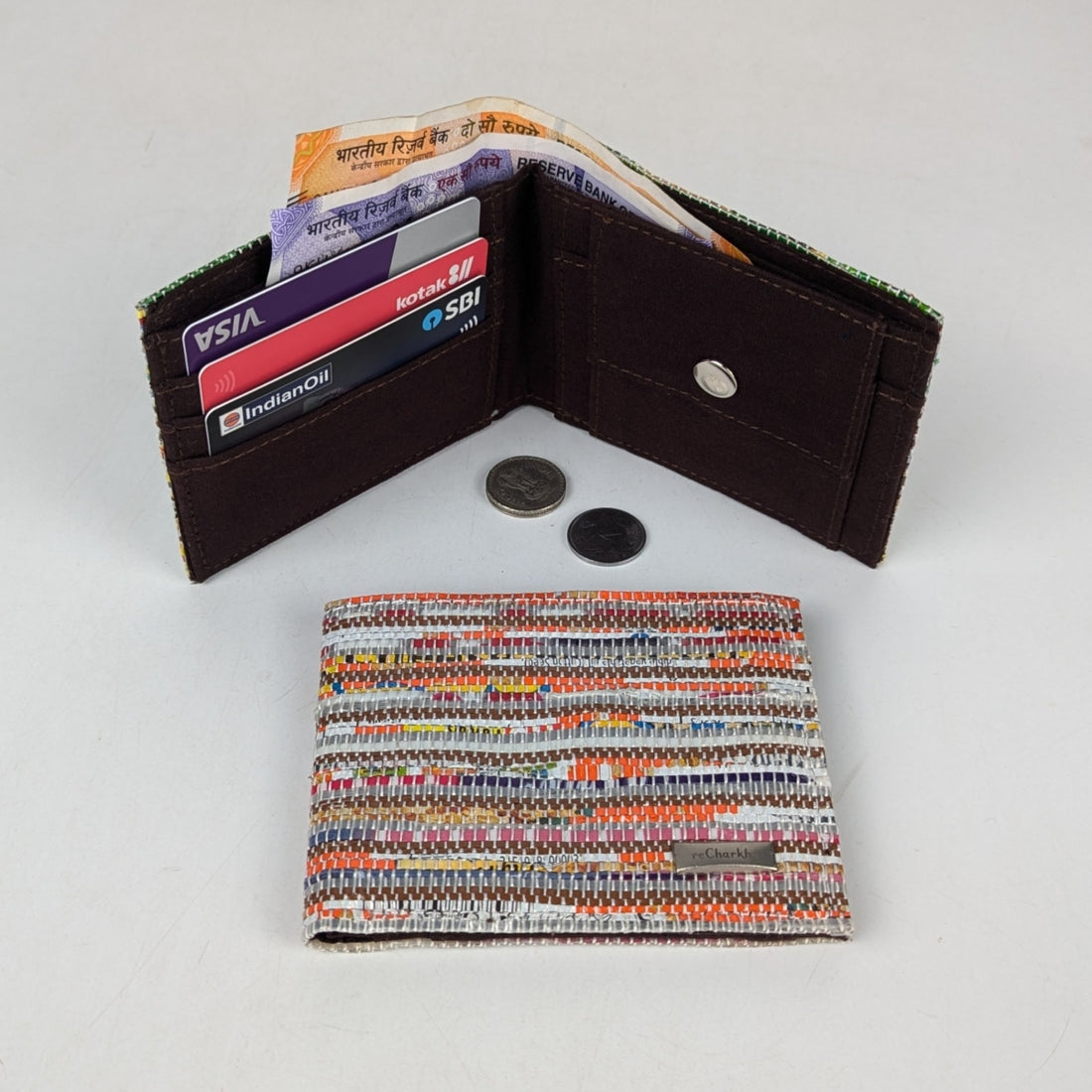 Upcycled Handcrafted Wallet (W0825-014) PS_W
