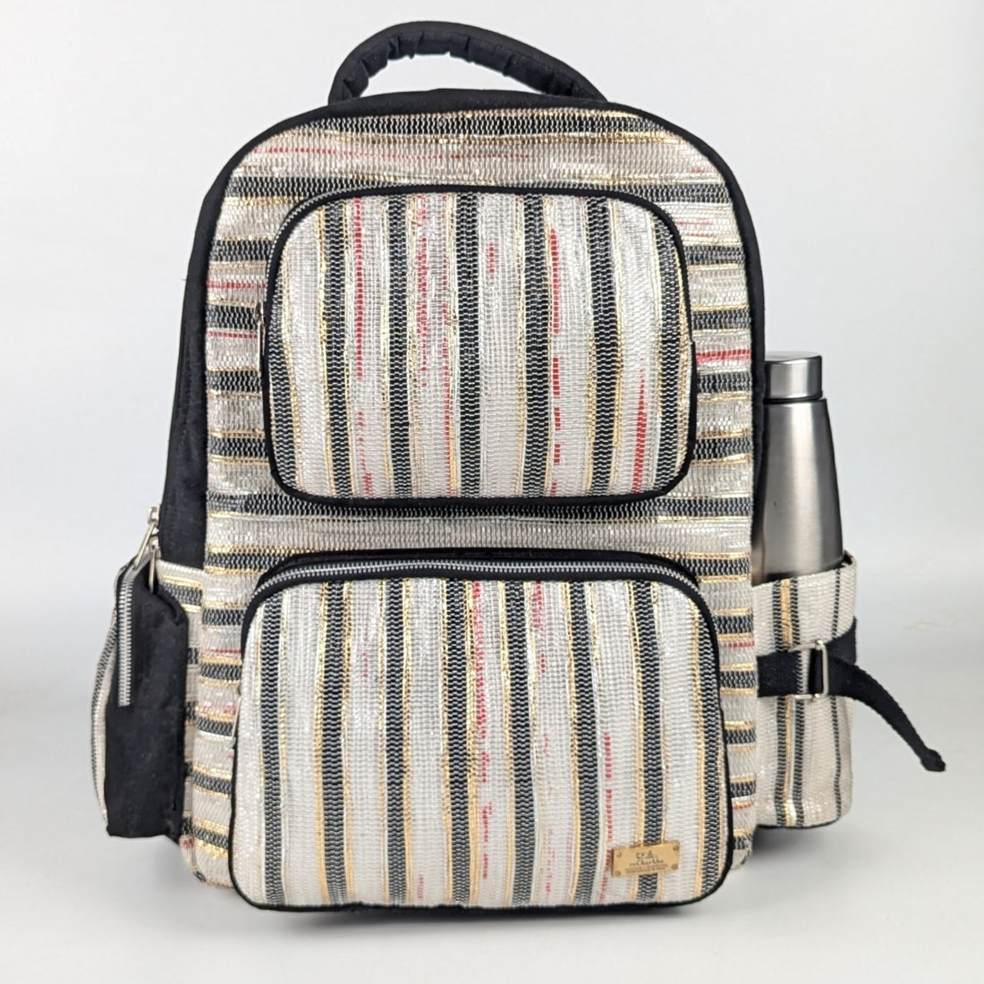 Upcycled Handwoven Commuter Backpack (CBP0324-118)