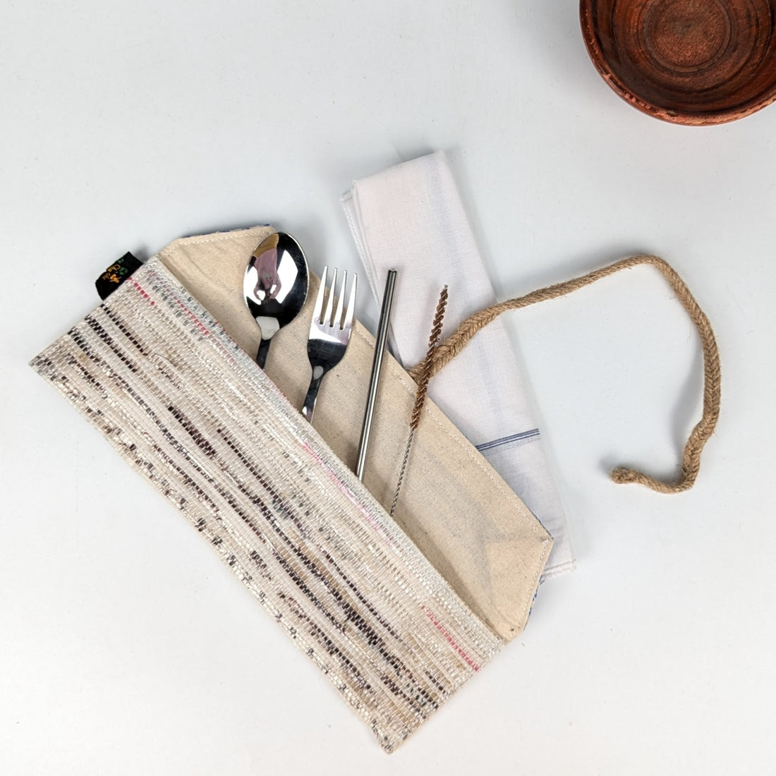 Upcycled Handwoven Cutlery Kit (CK1225-001) PS_W