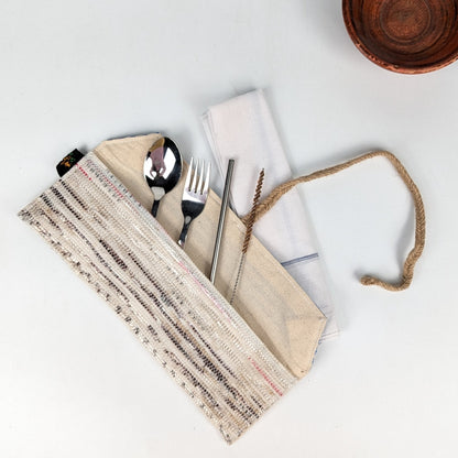 Upcycled Handwoven Cutlery Kit (CK1225-001) PS_W