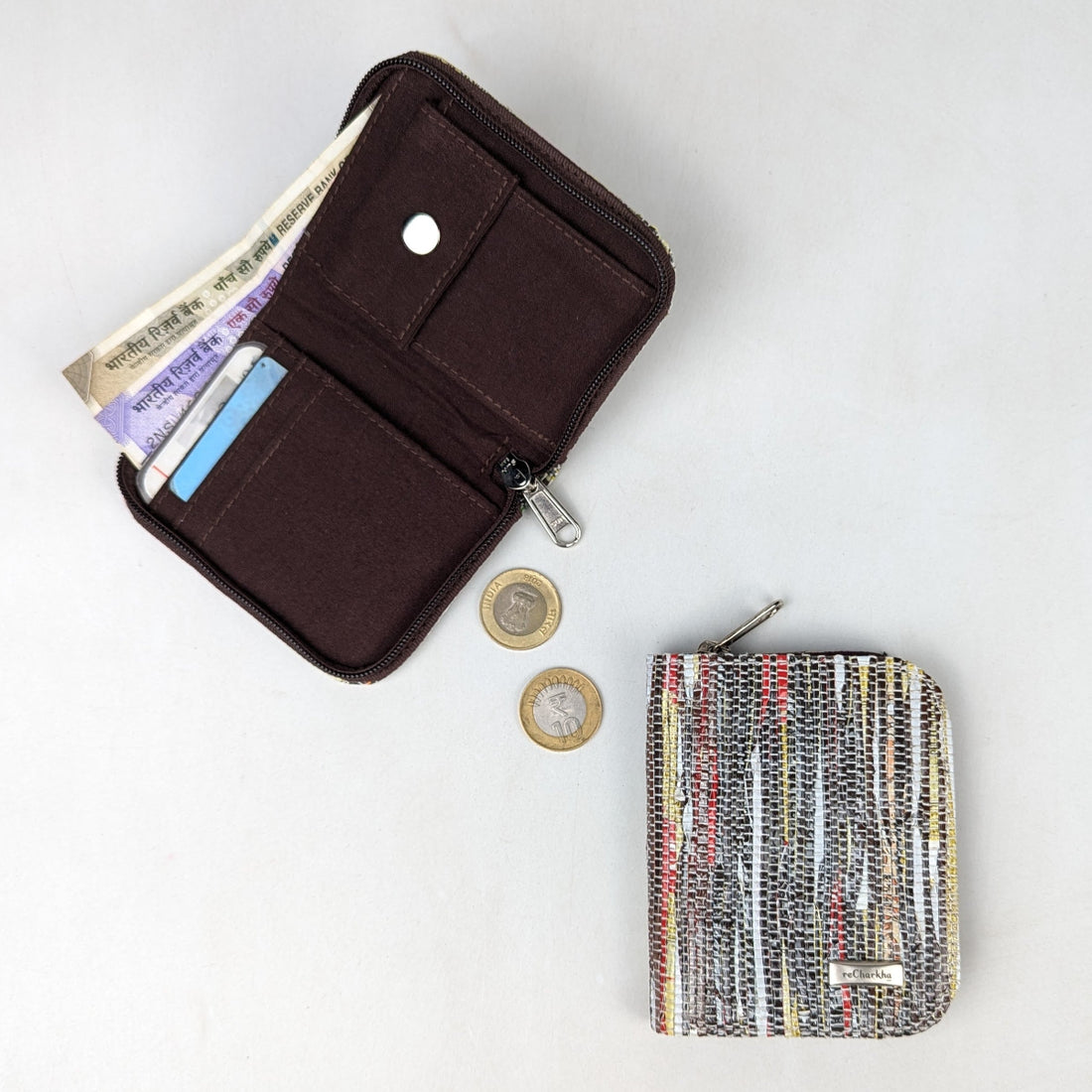Upcycled Handwoven D Wallet (DW0526-006) PS_W