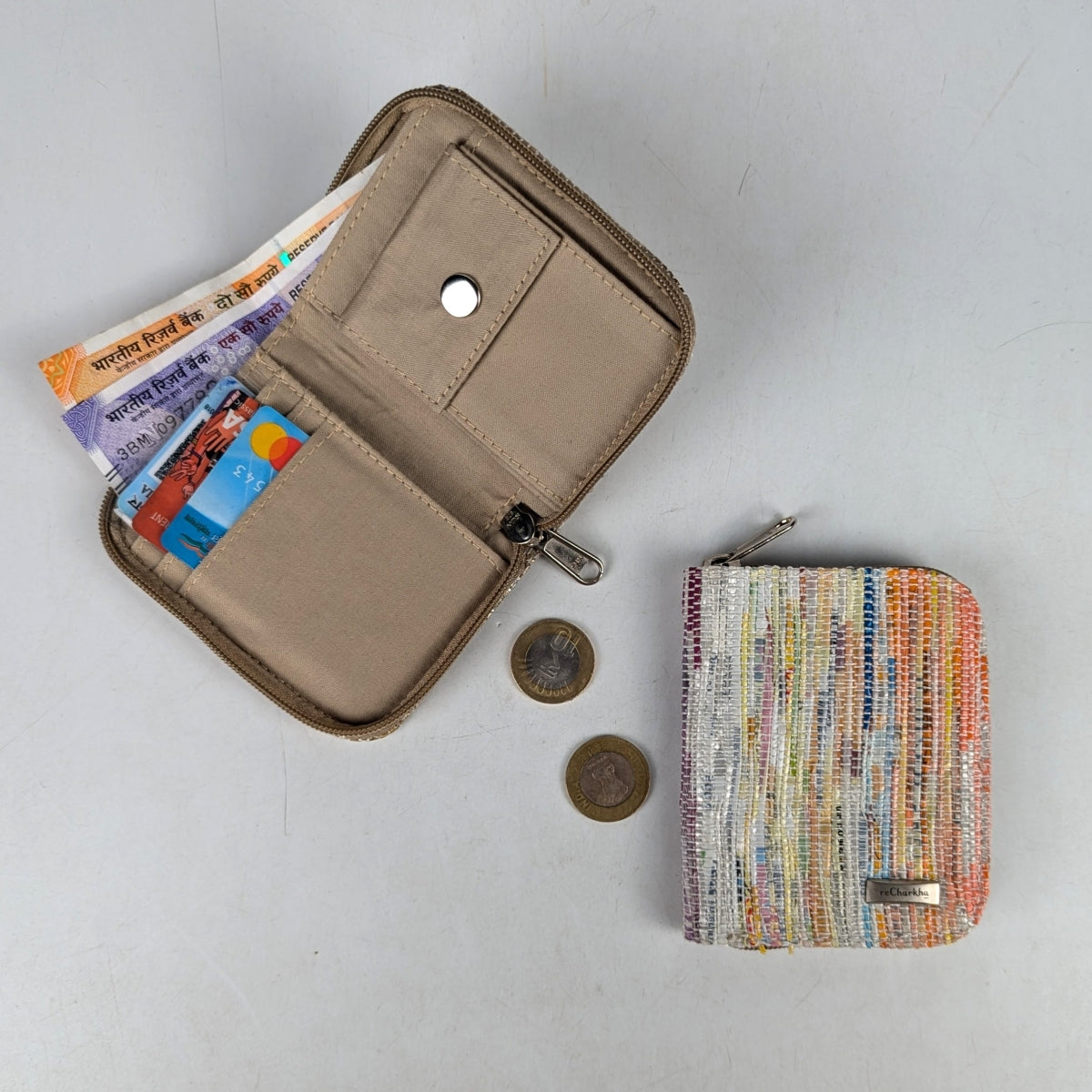 Upcycled Handwoven D Wallet (DW1025-005) PS_W