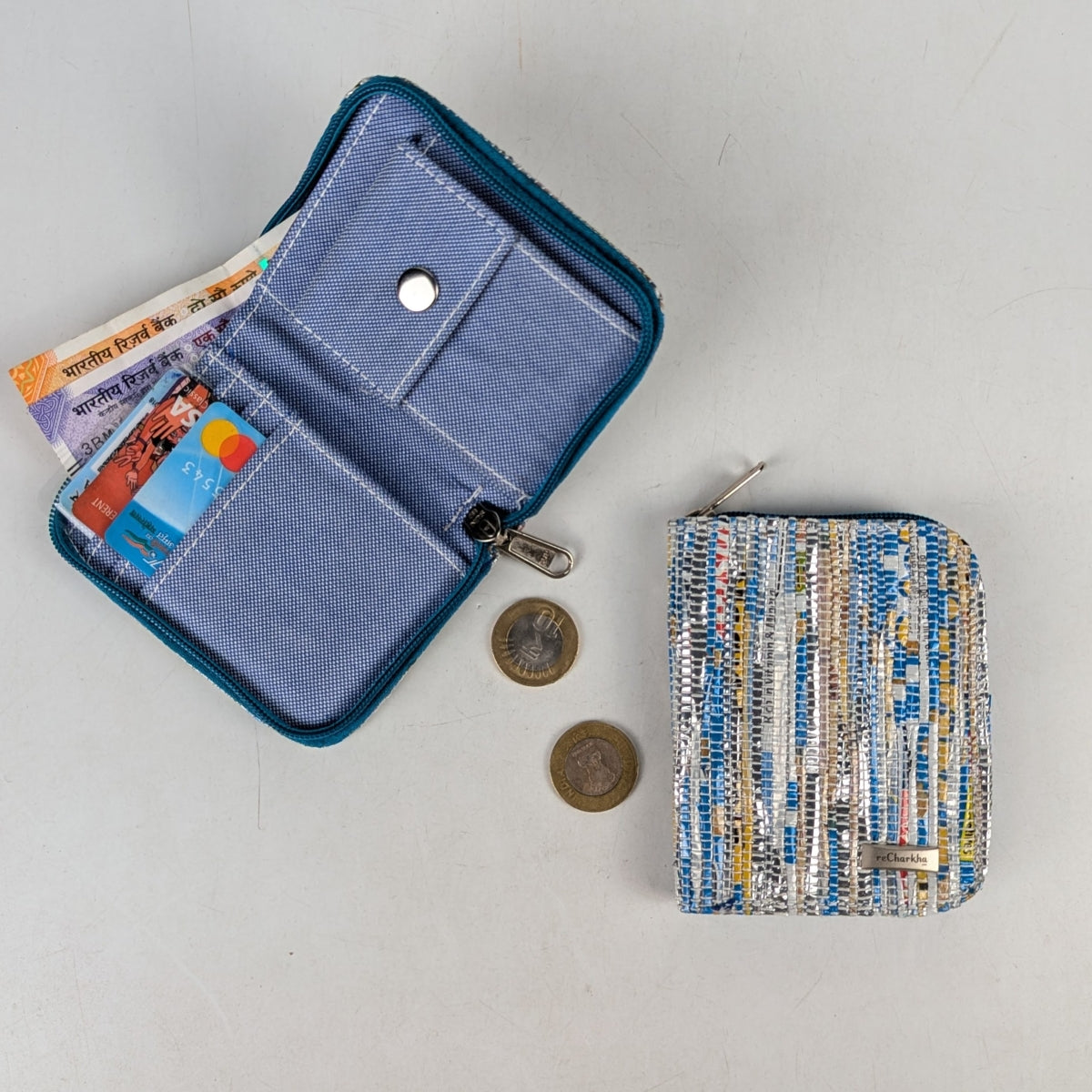 Upcycled Handwoven D Wallet (DW1025-008) PS_W