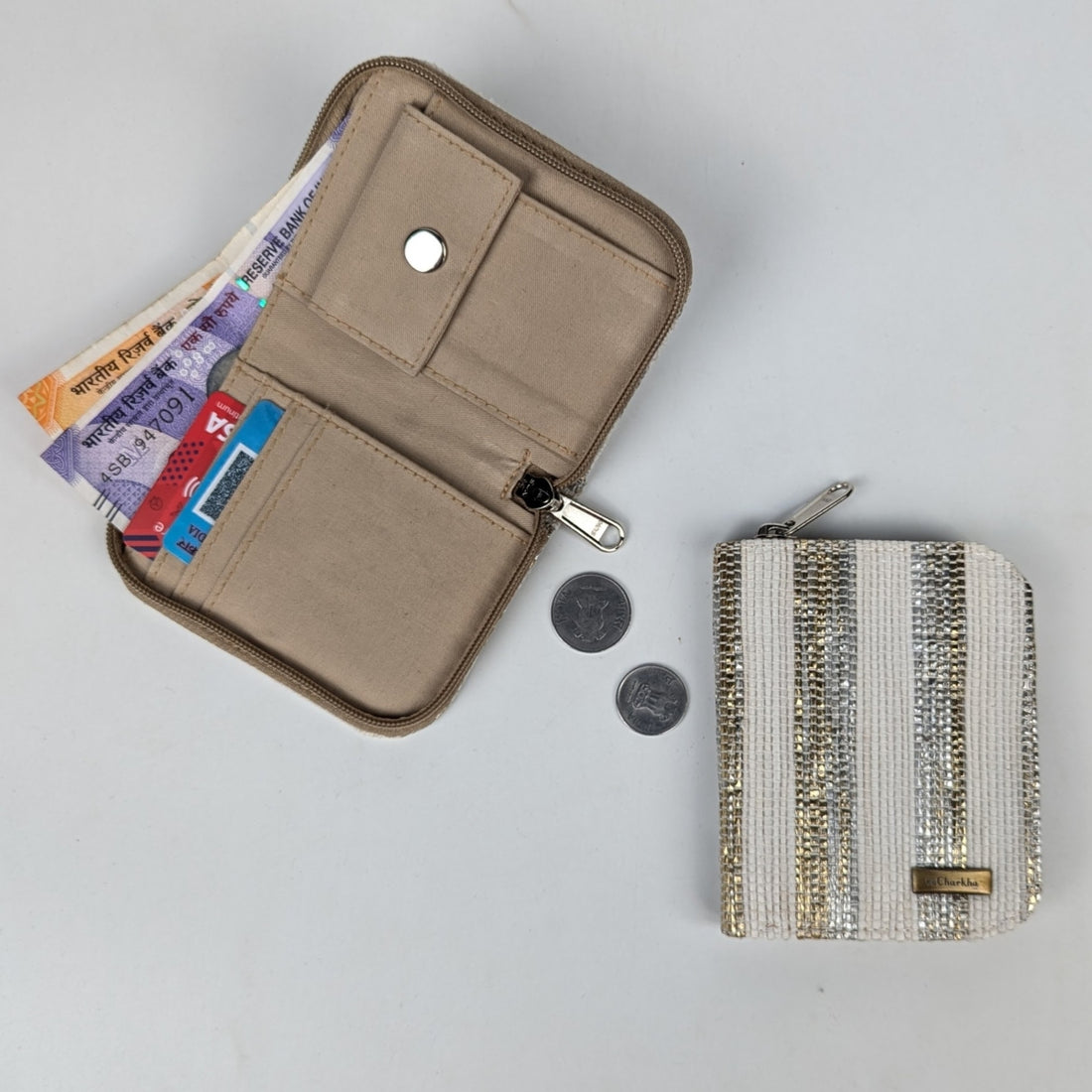 Upcycled Handwoven D Wallet (DW1225-011) PS_W