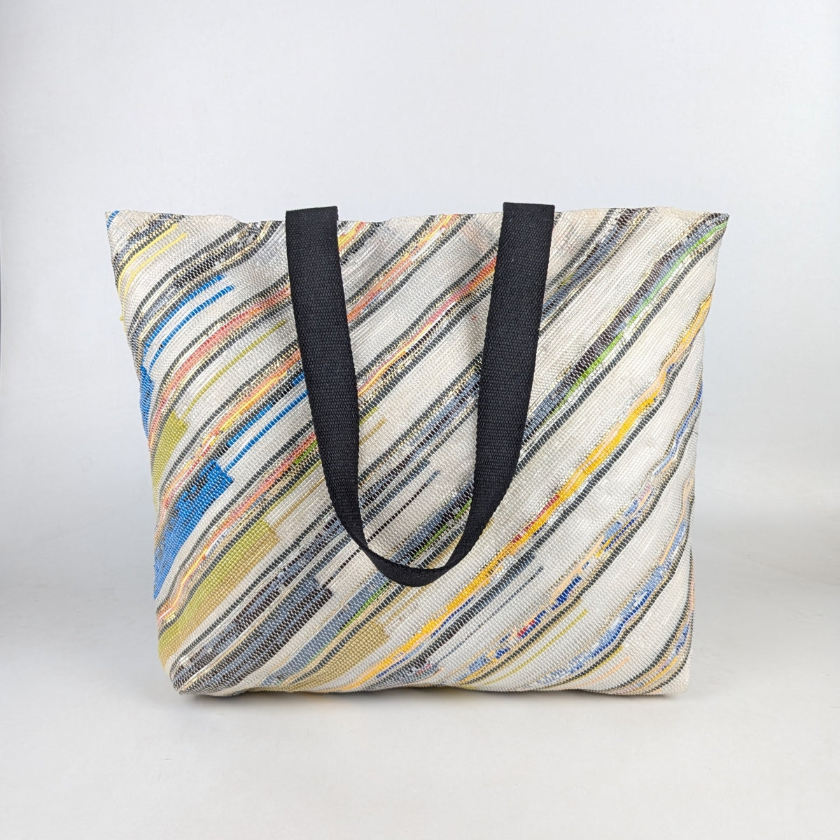 Upcycled Handwoven Designer Beach Bag (BBD0325-003) PS_W