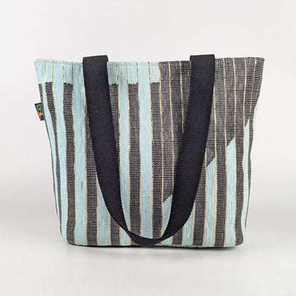 Upcycled Handwoven Designer Shopper Tote (DST0425-005) PS_W