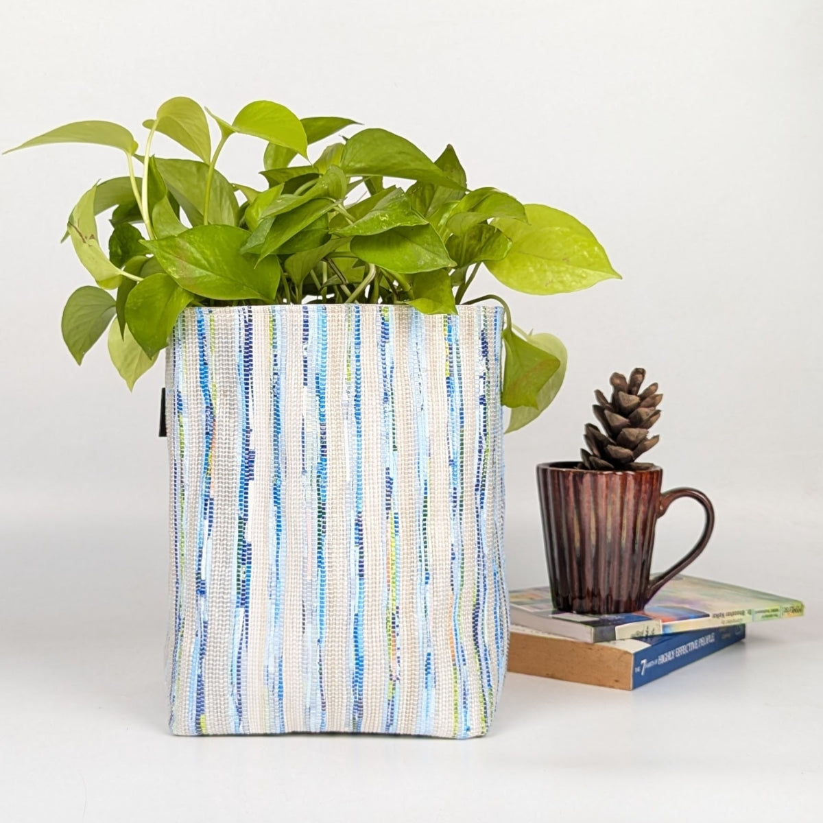 Upcycled Handwoven Grow Pot Big (GPB0725-001) PS_W