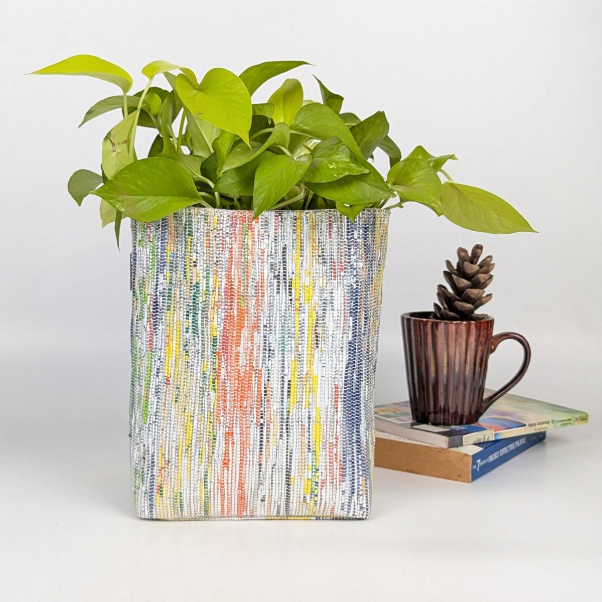 Upcycled Handwoven Grow Pot Big (GPB0725-003) PS_W