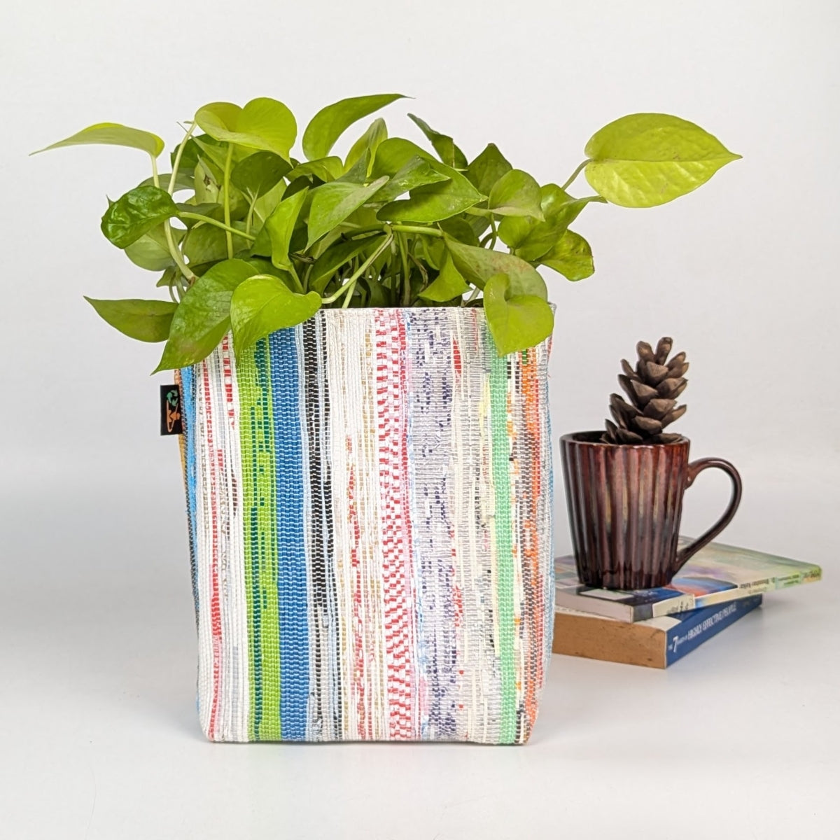 Upcycled Handwoven Grow Pot Big (GPB0725-009) PS_W