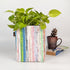 Upcycled Handwoven Grow Pot Big (GPB0725-009) PS_W
