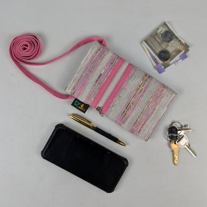Upcycled Handwoven Mobile Sling (MSL0525-017) PS_W