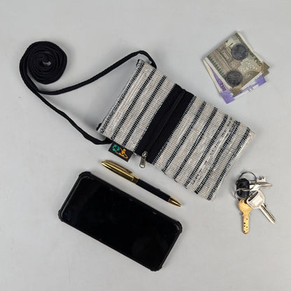 Upcycled Handwoven Mobile Sling (MSL0525-007) PS_W