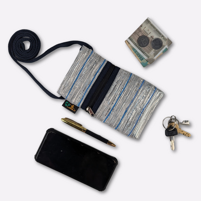 Upcycled Handwoven Mobile Sling (MSL0325-029) PS_W