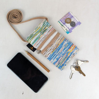 Upcycled Handwoven Mobile Sling (MSL0526-003) PS_W 