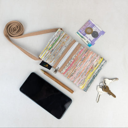 Upcycled Handwoven Mobile Sling (MSL0526-015) PS_W 