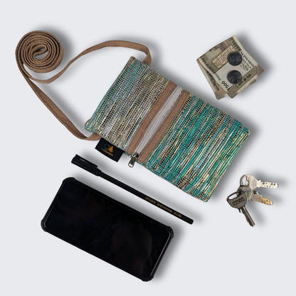 Upcycled Handwoven Mobile Sling (MSL1025-005) PS_W
