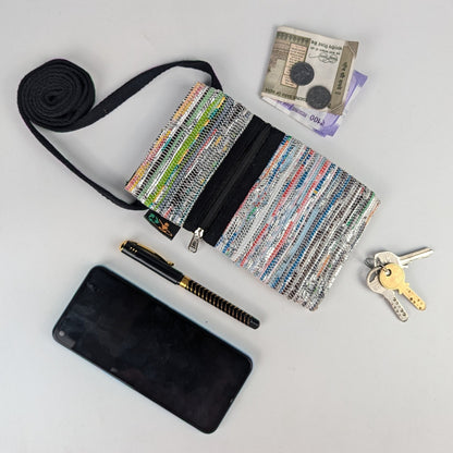 Upcycled Handwoven Mobile Sling (MSL1225-001) PS_W