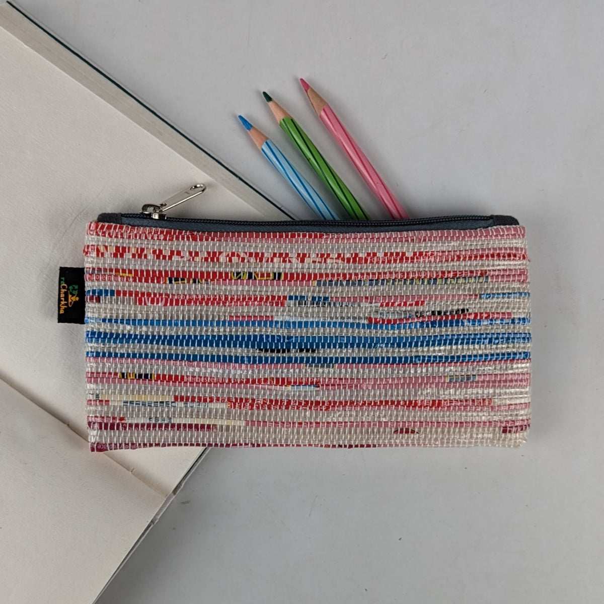 Upcycled Handwoven Pencil Pouch (PP0325-006) PS_W